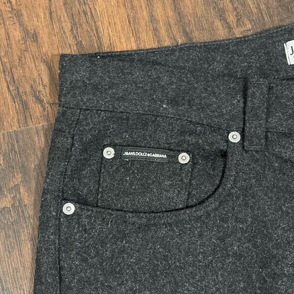 J&ANS Dolce Gabbana Gray Men Wool Pants Made In Italy Size: 36/50 - Picture 6 of 11